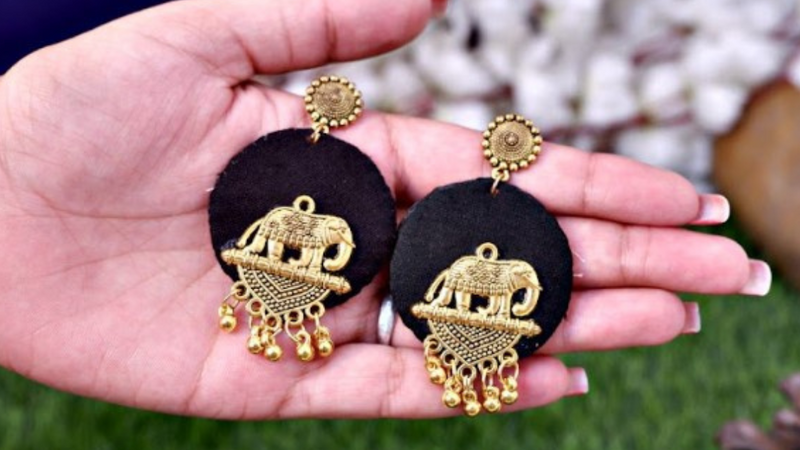 Kundan Meenakari Traditional Rajasthani Earring – Abdesignsjewellery