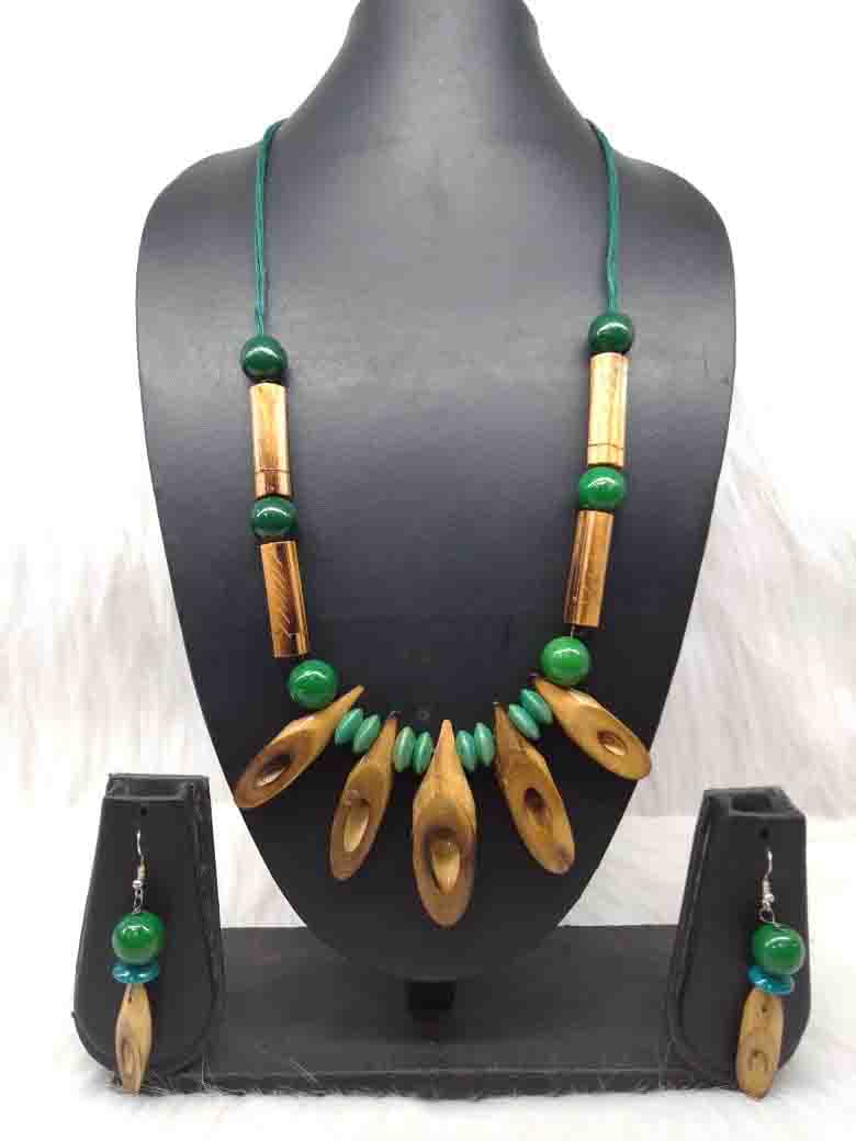 Sippi shaped bamboo set (Green)