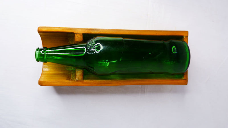 Bamboo Horizontal beer/wine bottle holder