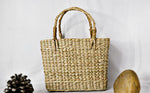 Kauna Grass Dusty Color Embroidered Square Bag
