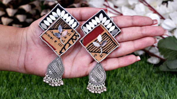 Mirror phool pati Banjara Jhumka