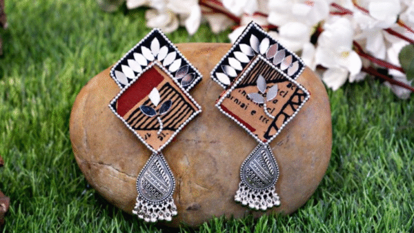 Mirror phool pati Banjara Jhumka