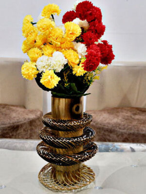 Bamboo 3 Globe Flower Pot