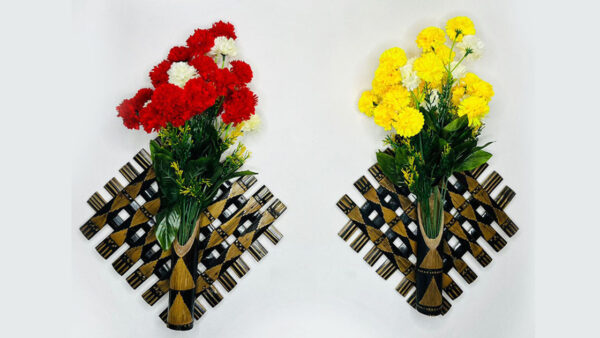 Bamboo Single Stick Designer Wall Planter