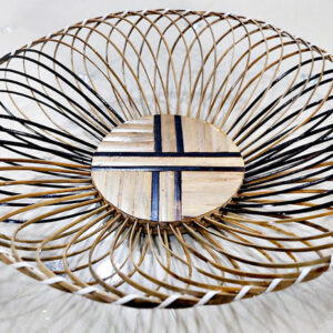 Bamboo Round Shaped Fruit Basket
