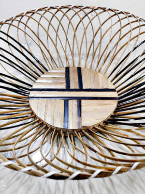 Bamboo Round Shaped Fruit Basket