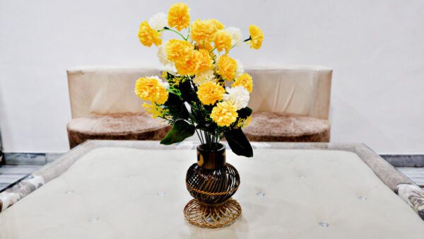 Bamboo Single Globe Flower Pot