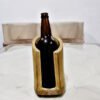 Bamboo Vertical Beer/Wine Bottle holder with Bamboo Mugs Combo