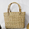 Kauna Grass Dusty Color Embroidered Square Bag