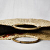 Kauna Grass Peach Embroidered U Bag