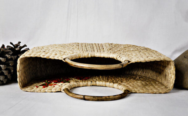 DSF8259 Kauna Grass Peach Embroidered U Bag