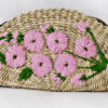 Kauna Grass Light Pink Embroidered Clutch
