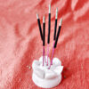 Marble Diya And Agarbatti Stand Combo
