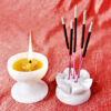 Marble Diya And Agarbatti Stand Combo