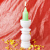 Marble White Candle Stand