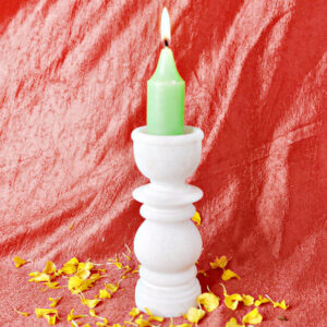 Marble White Candle Stand