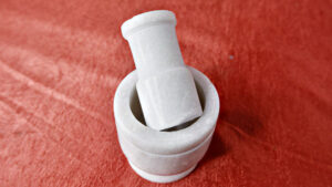 Marble Hamam Dasta/Mortar and Pestle