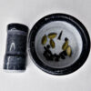Marble Hamam Dasta/Mortar and Pestle (black)