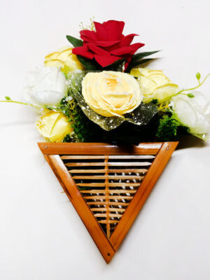 Bamboo multi purpose wall holder