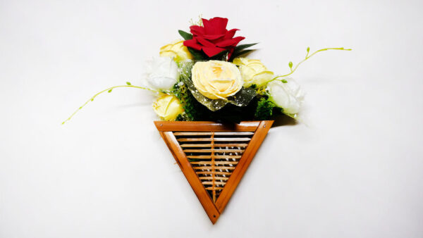 Bamboo multi purpose wall holder