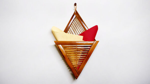 Bamboo multi purpose wall holder