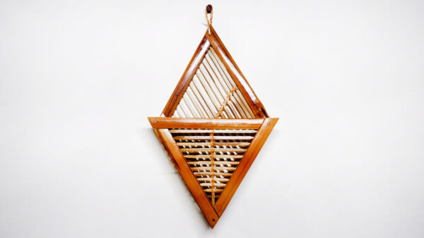 Bamboo multi purpose wall holder