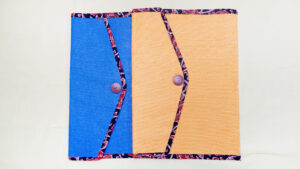 Jute Folder with Kalamkari Piping
