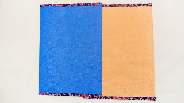 Jute Folder with Kalamkari Piping