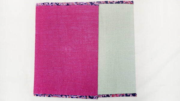 Jute Folder with Kalamkari Piping