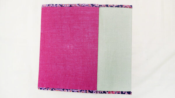 Jute Folder with Kalamkari Piping