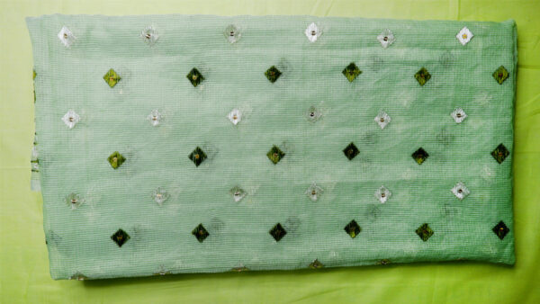 Green Phulkari Dupatta