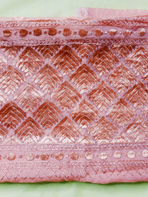 Peach Phulkari Dupatta