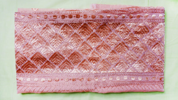 Peach Phulkari Dupatta