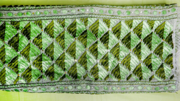 Green Phulkari Dupatta