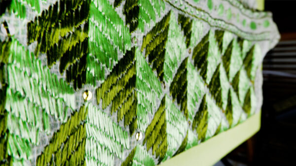 Green Phulkari Dupatta