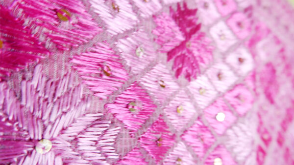 Pink Phulkari Stall