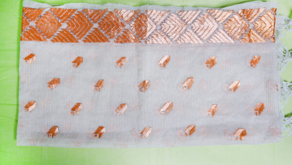Cream and Peach Phulkari Stall