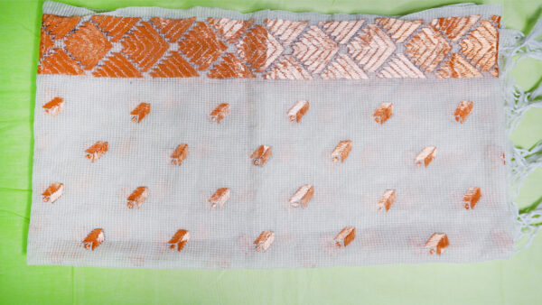 Cream and Peach Phulkari Stall