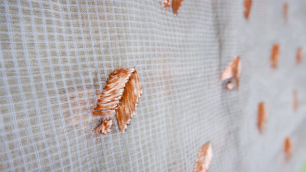 Cream and Peach Phulkari Stall