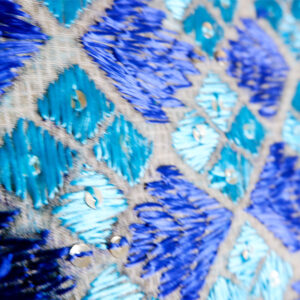 Blue Phulkari Dupatta