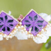 Purple  thread square mirror loreal