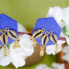 Blue Shell Stud