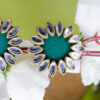 Green Kundan Stud