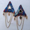 Trikon Chain Patti Earrings
