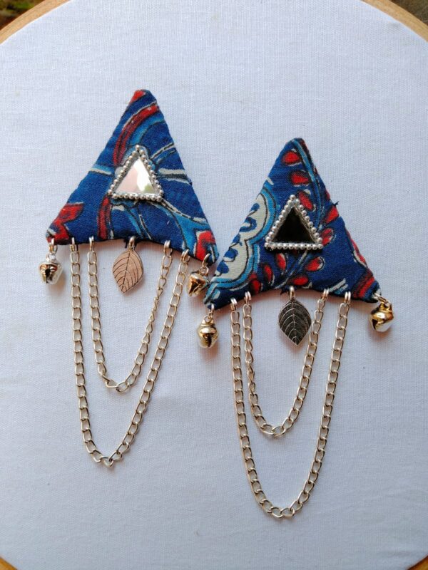 Trikon Chain Patti Earrings