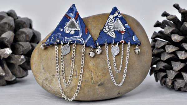Trikon Chain Patti Earrings