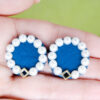 Blue Pearl stud