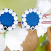Blue Pearl stud