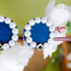 Blue Pearl stud
