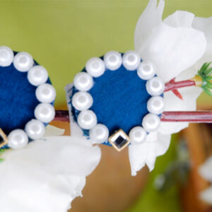 Blue Pearl stud